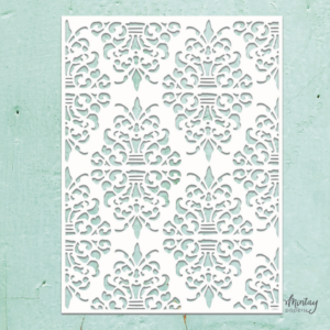 Mintay Kreativa – 6 x 8  Stencil - Damask #09